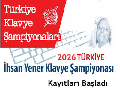 2026 Türkiye İhsan Yener İnternet Bilgisayar Klavye Şampiyonası KAYITLARI BAŞLADI.